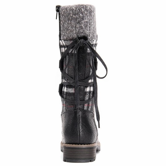 Black MUK LUKS Joni Boots, 7 - Picture 3 of 6